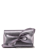 Клатч для женщин серебряный Domenica. Вид 1 миниатюра.